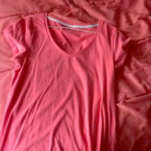 Pink v neck